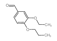 Benzaldehyde, 3-ethoxy-4-propoxy- (9CI) Structure