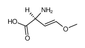 L-2-amino-4-methoxy-trans-but-3-enoic acid结构式