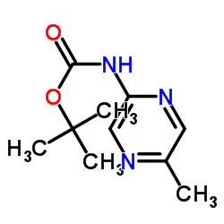 N-Boc-2-氨基-5-甲基吡嗪结构式