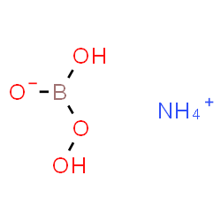 Perboric acid, ammonium salt structure