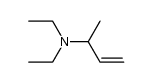 diethyl-(1-methyl-allyl)-amine结构式