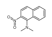 dimethyl-(2-nitro-[1]naphthyl)-amine Structure