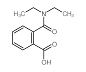 2-(diethylcarbamoyl)benzoic acid结构式