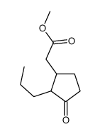 methyl 2-(3-oxo-2-propylcyclopentyl)acetate结构式