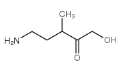 (D,l)-4-氨基-2-甲基-丁酸结构式