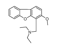 N-ethyl-N-[(3-methoxydibenzofuran-4-yl)methyl]ethanamine结构式
