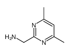 (4,6-Dimethylpyrimidin-2-yl)methanamine Structure