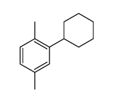 2-cyclohexyl-1,4-dimethylbenzene Structure