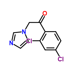 2'-(1H-咪唑-1-基)-2,4-二氯苯乙酮结构式