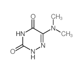 5-Dimethylamino-6-azauracil Structure