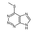 6-(Methylthio)-2-azapurine结构式