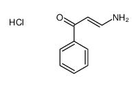 3-amino-1-phenylprop-2-en-1-one,hydrochloride结构式