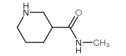 N-甲基哌啶-3-羧酰胺盐酸盐结构式