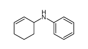 N-cyclohex-2-en-1-ylaniline结构式