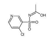 N-(4-chloropyridin-3-yl)sulfonylacetamide Structure