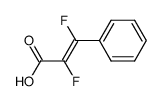 trans-α,β-difluorocinnamic acid结构式