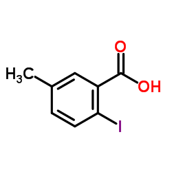 2-碘-5-甲基苯甲酸结构式