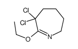 6,6-dichloro-7-ethoxy-2,3,4,5-tetrahydroazepine结构式