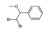 (2,2-dibromo-1-methoxyethyl)benzene结构式