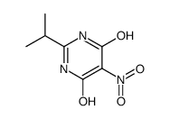 6-HYDROXY-2-(1-METHYLETHYL)-5-NITRO-4(3H)-PYRIMIDINONE结构式
