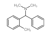 N,N-dimethyl-1-(2-methylphenyl)-1-phenyl-methanamine Structure