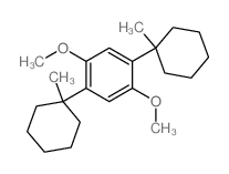 1,4-dimethoxy-2,5-bis(1-methylcyclohexyl)benzene Structure