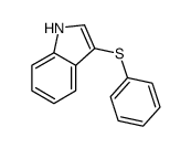 3-phenylsulfanyl-1H-indole Structure