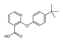 2-[4-(叔丁基)苯氧基]烟酸结构式
