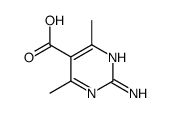 2-氨基-4,6-二甲基嘧啶-5-羧酸结构式