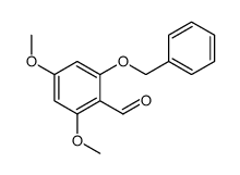 2,4-dimethoxy-6-phenylmethoxybenzaldehyde Structure