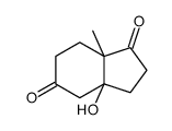 3a-hydroxy-7a-methyl-3,4,6,7-tetrahydro-2H-indene-1,5-dione Structure