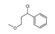 (1-chloro-3-methoxypropyl)benzene Structure