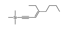4-ethyloct-3-en-1-ynyl(trimethyl)silane Structure