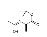 tert-butyl 2-acetamidoprop-2-enoate结构式