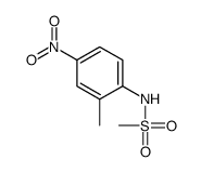 N-(2-methyl-4-nitrophenyl)methanesulfonamide结构式