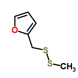 2-((Methyldithio)methyl)furan Structure