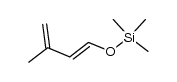 (3-methyl-buta-1,3-dienyloxy)-trimethylsilane Structure