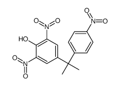 2,6-dinitro-4-[2-(4-nitrophenyl)propan-2-yl]phenol结构式
