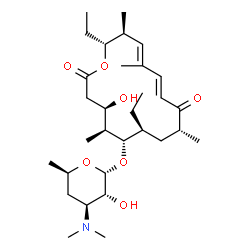12,12-O-Seco-13-deoxy-12,13-didehydro-20-deoxo-4'-deoxycirramycin A1结构式