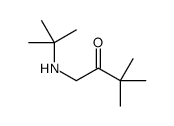 1-(tert-butylamino)-3,3-dimethylbutan-2-one结构式