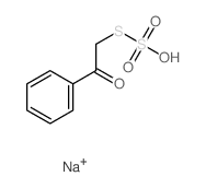 (2-sulfosulfanylacetyl)benzene structure