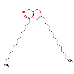 1,2-Dimyristoyl-sn-glycerol结构式