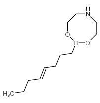 4-辛烯-4-基硼酸二乙醇胺酯结构式