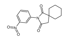 2-(3-nitrophenyl)-2-azaspiro[4.5]decane-1,3-dione Structure
