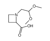 1-(2,2-dimethoxyethyl)azetidine-2-carboxylic acid结构式