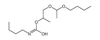 1-(1-butoxyethoxy)propan-2-yl N-butylcarbamate结构式