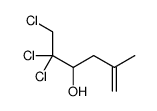 1,2,2-trichloro-5-methylhex-5-en-3-ol Structure