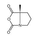 (s)-(9ci)-四氢-7a-甲基-1H,3h-吡咯并[1,2-c]噁唑-1,3-二酮结构式