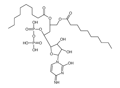 cytidine diphosphate-didecanoin Structure