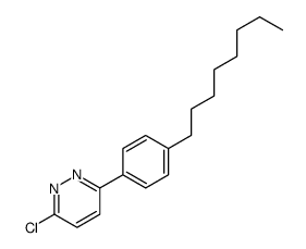 3-chloro-6-(4-octylphenyl)pyridazine结构式